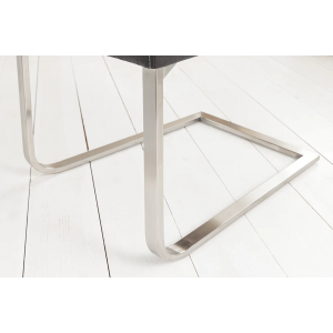 2SET konzolová židle SAMSON S RUKOJETÍ šedá  Nábytek 35768