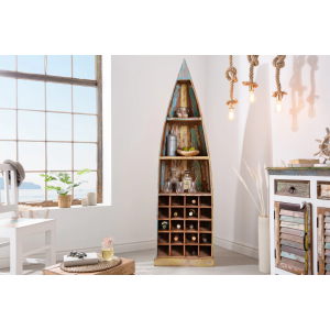 Stylový regál Borneo 190cm  Stojany na víno 36358