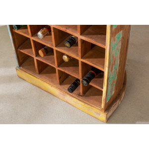 Stylový regál Borneo 190cm  Stojany na víno 36358