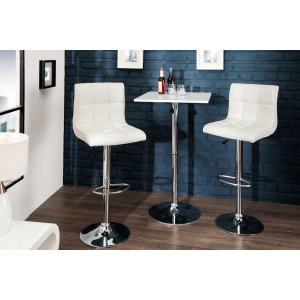 2SET barová židle MODENA 90-115 CM bílá  Barové židle 36919