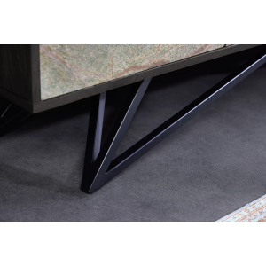 Komoda Mountain 175 CM masiv akácie přírodní  Komody 43481