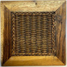 Ratanová postel Bali 200x200 - ruční výroba, odstín LC04  Dvoulůžkové manželské postele 3086/L/200/LC04
