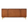Komoda GOLDEN SUNSET 180 CM hnědá masiv mango  Místnosti 49230