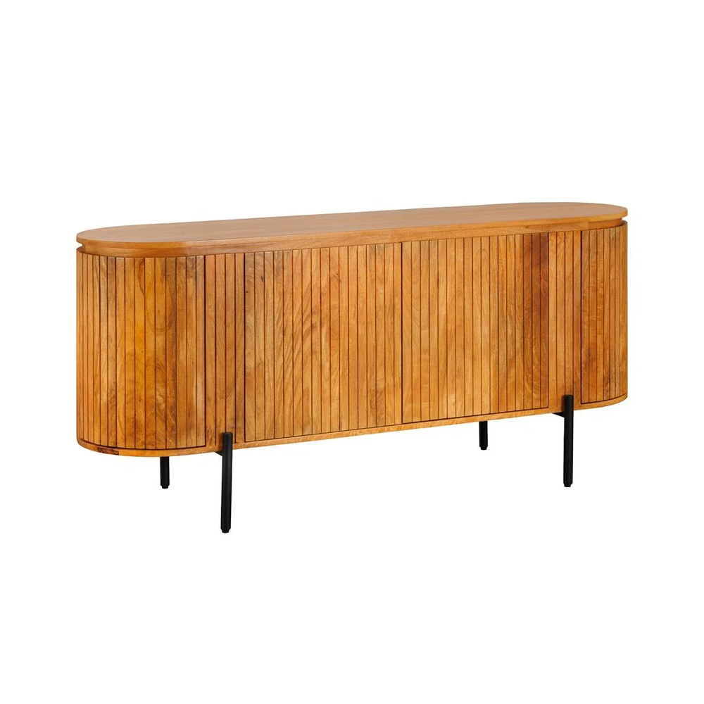 Komoda GATSBY II 160 CM masiv přírodní mango  Místnosti 48839