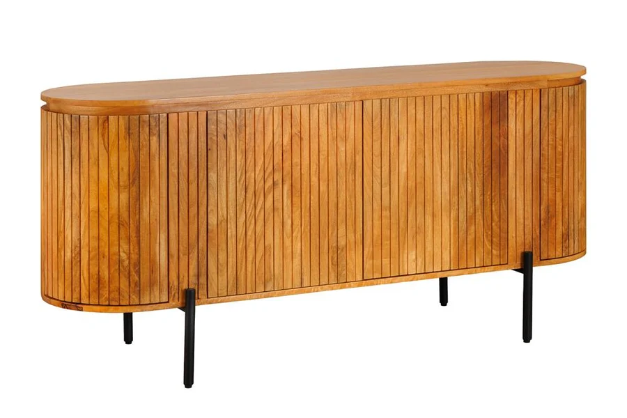 Komoda GATSBY II 160 CM masiv přírodní mango  Místnosti 48839