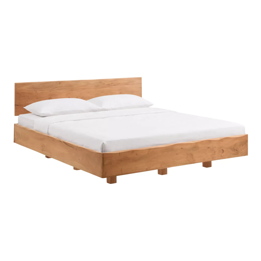 Dřevěná postel s čelem Saipan 180x200 masiv akát  Postele A3030