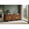 Komoda MADISON 180 CM hnědá masiv mango  Místnosti 48838