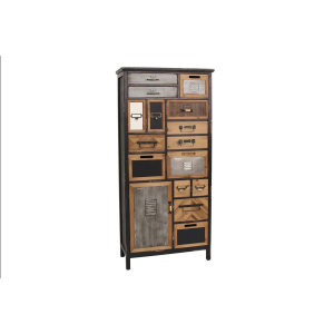 Vysoká komoda SECRETS 150 CM masiv borovice  Místnosti 48163