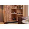 Barová skříň BODEGA 120 CM masiv borovice  Místnosti 48162
