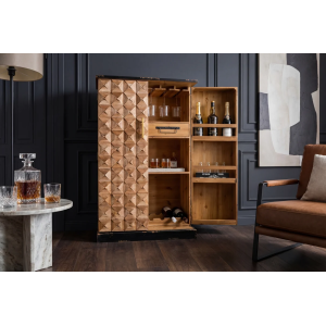 Barová skříň BODEGA 120 CM masiv borovice  Místnosti 48162