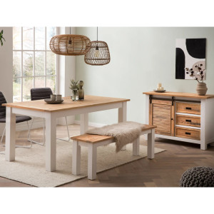 Jídelní lavice masiv 160 cm Capera  Lavice A2258