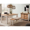 Jídelní lavice masiv 160 cm Capera  Lavice A2258