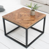 Odkládací stolek INFINITY HOME 60cm mangové dřevo přírodní  Konferenční stolky 39787