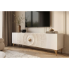 Televizní stolek GOLDEN SUNSET 180 CM bílý masiv mango  Místnosti 48411