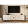 Televizní stolek GOLDEN SUNSET 180 CM bílý masiv mango  Místnosti 48411