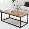 Odkládací stolek INFINITY HOME 60cm mangové dřevo přírodní  Konferenční stolky 39787