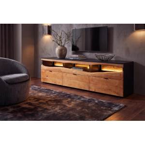 Televizní stolek GRAND s LED osvětlením 180 CM masiv akácie GRAND ACACIA Místnosti 44097