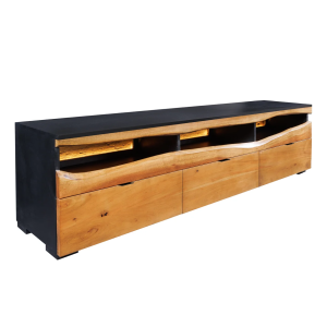 Televizní stolek GRAND s LED osvětlením 180 CM masiv akácie GRAND ACACIA Místnosti 44097