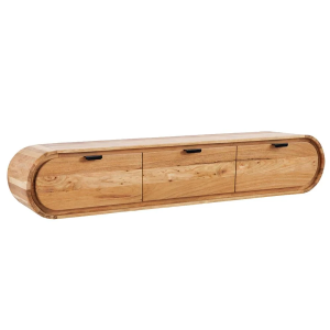 Závěsný televizní stolek ORGANIC 160 CM masiv akácie  Místnosti 47756