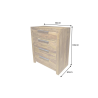 Komoda PURE 100 CM masiv sheesham  Místnosti 46165