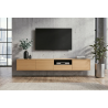 Závěsný televizní stolek LOFT 200 CM dub/černá  Místnosti 47816