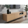 Závěsný televizní stolek LOFT 200 CM dub/černá  Místnosti 47816