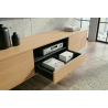 Závěsný televizní stolek LOFT 200 CM dub/černá  Místnosti 47816