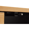 Závěsný televizní stolek LOFT 200 CM dub/černá  Místnosti 47816
