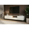 Závěsný televizní stolek LOFT 200 CM bílá/dub  Místnosti 47815