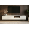 Závěsný televizní stolek LOFT 200 CM bílá/dub  Místnosti 47815