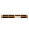 Závěsný televizní stolek LOFT 200 CM bílá/dub  Místnosti 47815