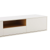 Závěsný televizní stolek LOFT 200 CM bílá/dub  Místnosti 47815