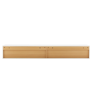 Závěsný televizní stolek LOFT 200 CM bílá/dub  Místnosti 47815