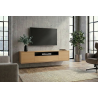 Závěsný televizní stolek LOFT 150 CM dub/černá  Místnosti 47814