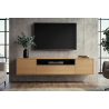 Závěsný televizní stolek LOFT 150 CM dub/černá  Místnosti 47814