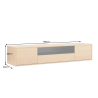 Závěsný televizní stolek LOFT 150 CM dub/černá  Místnosti 47814