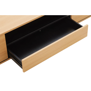 Závěsný televizní stolek LOFT 150 CM dub/černá  Místnosti 47814