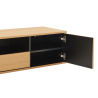 Závěsný televizní stolek LOFT 150 CM dub/černá  Místnosti 47814