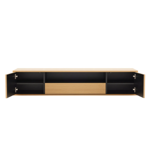 Závěsný televizní stolek LOFT 150 CM dub/černá  Místnosti 47814