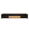 Závěsný televizní stolek LOFT 150 CM dub/černá  Místnosti 47814