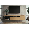 Závěsný televizní stolek LOFT 150 CM dub/černá  Místnosti 47814