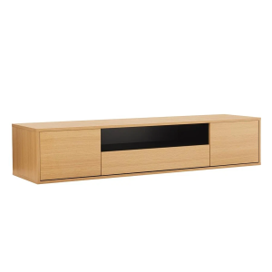 Závěsný televizní stolek LOFT 150 CM dub/černá  Místnosti 47814
