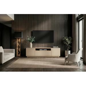 Televizní stolek LOFT 160 CM greige/přírodní  Místnosti 47812