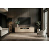 Televizní stolek LOFT 160 CM greige/přírodní  Místnosti 47812