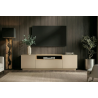 Televizní stolek LOFT 160 CM greige/přírodní  Místnosti 47812