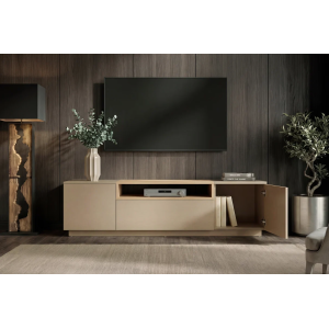 Televizní stolek LOFT 160 CM greige/přírodní  Místnosti 47812