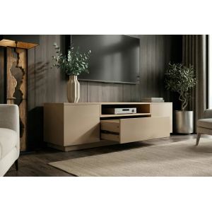 Televizní stolek LOFT 160 CM greige/přírodní  Místnosti 47812