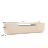 Televizní stolek LOFT 160 CM greige/přírodní  Místnosti 47812