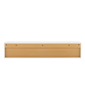 Závěsný televizní stolek LOFT 150 CM bílá/dub  Místnosti 47813