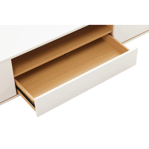 Závěsný televizní stolek LOFT 150 CM bílá/dub  Místnosti 47813